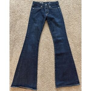 AG Adriano Goldschmied The Farrah 70s Bell Bottom Jeans 26R Flare USA Made